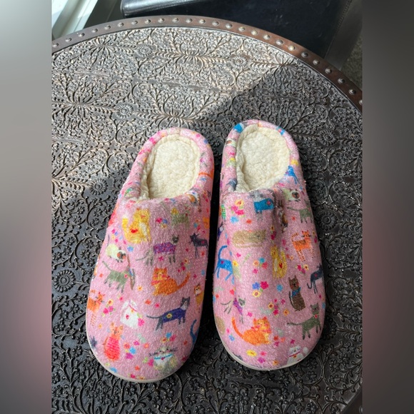 NEW NATURAL LIFE COZY CAT SLIPPERS XL 10-11 - Picture 3 of 6